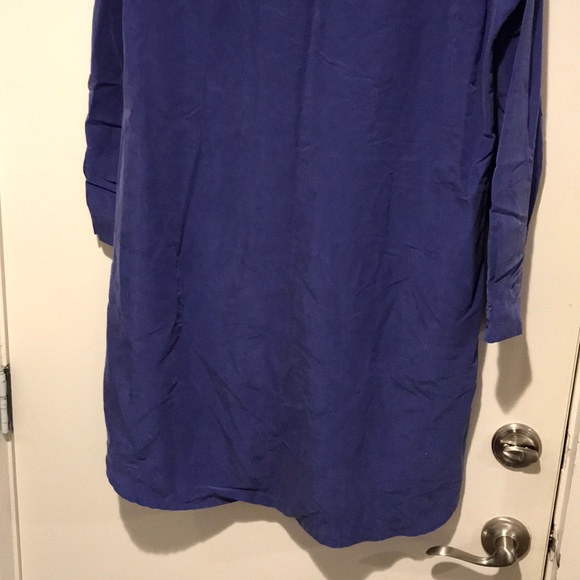 Purple soft silk-like dress - Picture 7 of 7